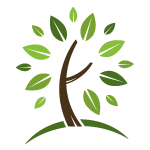 tree on a hill illustration